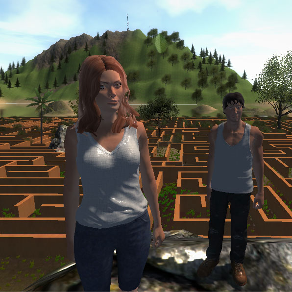 Imagem do Gameplay O Labirinto Perdido VR